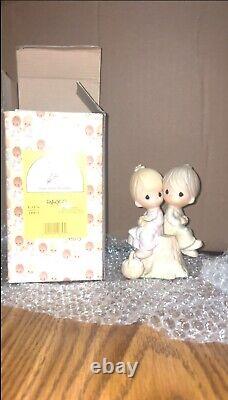 RARE 1978 Precious Moments Love One Another Jonathan and David Figurine