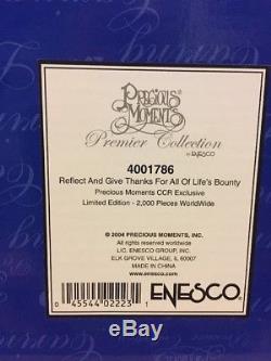 RARE 2004 Precious Moments Premier Collection Carousel SET with Wood Rotating Base