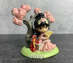RARE Disney Precious Moments A Blossom is Never Too Late to Bloom -Mulan Mushu