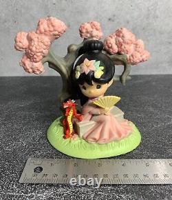 RARE Disney Precious Moments A Blossom is Never Too Late to Bloom -Mulan Mushu