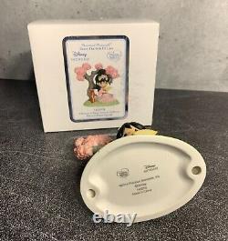 RARE Disney Precious Moments A Blossom is Never Too Late to Bloom -Mulan Mushu