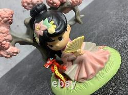 RARE Disney Precious Moments A Blossom is Never Too Late to Bloom -Mulan Mushu
