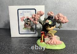RARE Disney Precious Moments A Blossom is Never Too Late to Bloom -Mulan Mushu