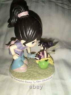 RARE FIND! Disney Black Hair Precious Moments with Vidia Pixie from Tinkerbell