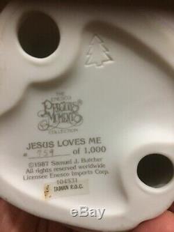 RARE! LARGE Limited Edition 104531 Precious Moments Jesus Loves Me 759/1000