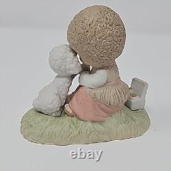 RARE MISPRINT Precious Moments Figurine E1377B He Careth For You original 21