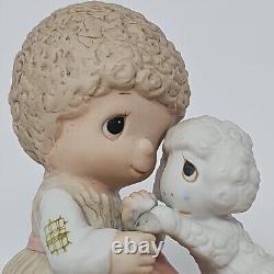 RARE MISPRINT Precious Moments Figurine E1377B He Careth For You original 21