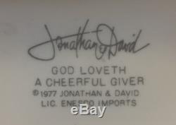 RARE ORIGINAL 21 PRECIOUS MOMENTS God Loveth A Cheerful Giver, 1977