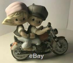 RARE PRECIOUS MOMENTS OUR LOVE IS A JOURNEY Motorcycle Couple Love- VALENTINES