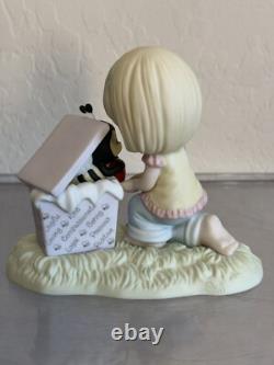 RARE Precious Moments Bee The Gift of Love 113900 Signed by Sam & Deb Butcher