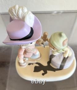 RARE Precious Moments Disney Showcase Never Grow Up Peter Pan & Capt Hook 164044