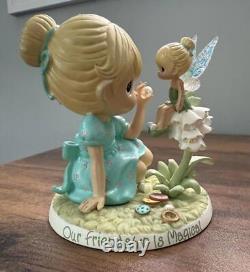 RARE Precious Moments Disney Tinkerbell Our Friendship Is Magical Retired