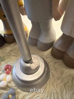 RARE Precious Moments Figurine Together We Stand United in Faith USA Flag NO BOX