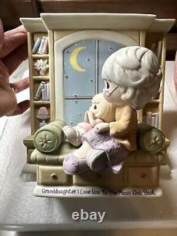 RARE! Precious Moments Granddaughter I Love You to the Moon and Back A2142 NIB