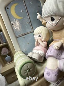 RARE! Precious Moments Granddaughter I Love You to the Moon and Back A2142 NIB