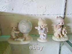 RARE Precious Moments Original 21 Set ALL No Mark + God Loveth a Cheerful Giver