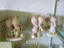 RARE Precious Moments Original 21 Set ALL No Mark + God Loveth a Cheerful Giver