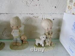 RARE Precious Moments Original 21 Set ALL No Mark + God Loveth a Cheerful Giver