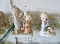 RARE Precious Moments Original 21 Set ALL No Mark + God Loveth a Cheerful Giver