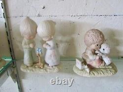 RARE Precious Moments Original 21 Set ALL No Mark + God Loveth a Cheerful Giver