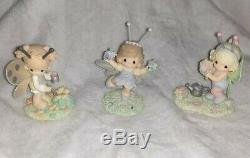 RARE Precious Moments figurines Hamilton collection Butterflies lot of 3 2003