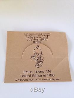 RARE and LARGE Limited Edition 104531 Precious Moments Jesus Loves Me 938/1000