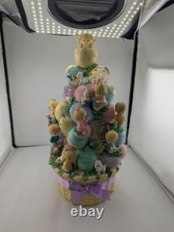 RARE precious moments bradford exchange easter basket blessings 2008