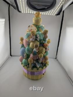 RARE precious moments bradford exchange easter basket blessings 2008