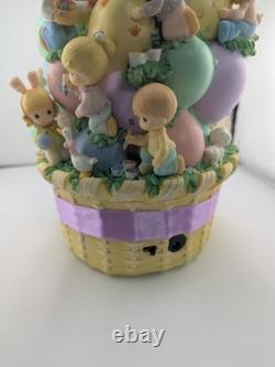 RARE precious moments bradford exchange easter basket blessings 2008