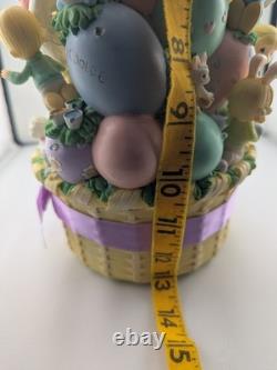 RARE precious moments bradford exchange easter basket blessings 2008