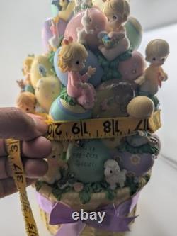 RARE precious moments bradford exchange easter basket blessings 2008
