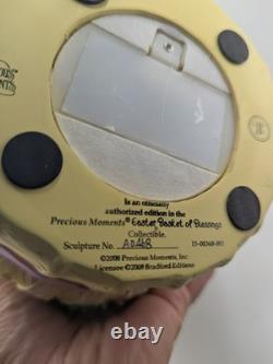 RARE precious moments bradford exchange easter basket blessings 2008