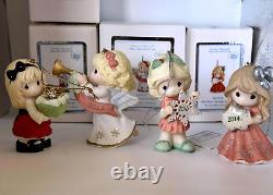 Rare Hallmark cute sparkly colorful Precious Moments Ornament Figurines