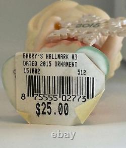 Rare Hallmark cute sparkly colorful Precious Moments Ornament Figurines