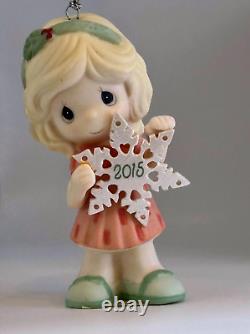 Rare Hallmark cute sparkly colorful Precious Moments Ornament Figurines