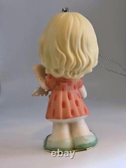 Rare Hallmark cute sparkly colorful Precious Moments Ornament Figurines