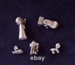 Rare In Box Precious Moments Mini Pewter Nativity-come Let Us Adore Him-1981