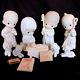 Rare Precious Moments 9 Piece 9 Tall Exclusive Dealer's Only Nativity In Boxes