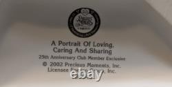 Rare Precious Moments A Portrait Of Loving Caring And Sharing SIGNED 25th Anv