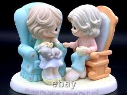 Rare Precious Moments'Always My Sister, Forever My Friend' Figurine