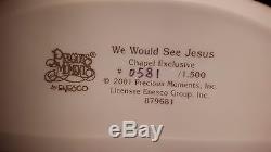 Rare Precious Moments Chapel Exclusive 2001 We Would See Jesus No. 879681