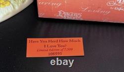 Rare Precious Moments Have You Herd How Much I Love YouLimited Edition of 7,500