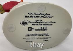 Rare Precious Moments My Granddaughter, You Are Snow Much Fun 0168A PM30