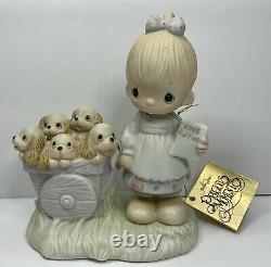 Rare Vintage Precious Moments God Loveth A Cheerful Giver 1977 Discont In 1981