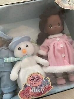 Rare Vintage Precious Moments Winter Friend Barbara & Billy NIB. Box Has Damage