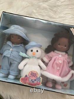 Rare Vintage Precious Moments Winter Friend Barbara & Billy NIB. Box Has Damage