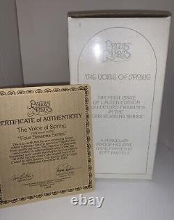 Retired 1984 Precious Moments THE VOICE OF SPRING Figurine 1st Edition New