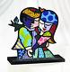 Romero Britto Soul Mates Figure Retired New