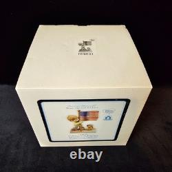 SIGNED Precious Moments Holding Onto Freedom USA Flag Patriotic Chapel Event