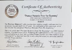 SIGNED Precious Moments from the Beginning 110238 New in Box SHIPS FREE